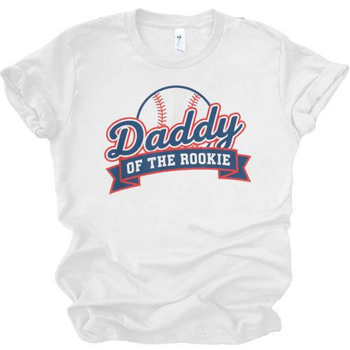 Dad Daddy Of The Rookie Baseball Unisex Jersey T-Shirt - Sportilla