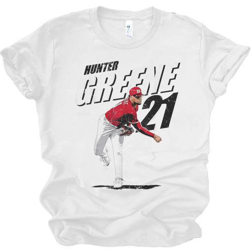 Hunter Greene Cincinnati MLB Baseball Players MLBHGR204M Unisex Jersey T-Shirt - Sportilla