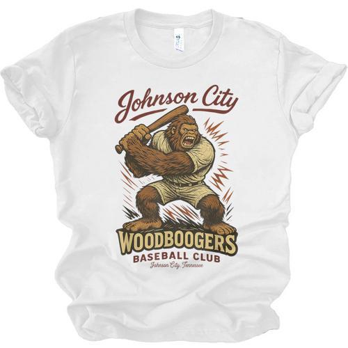 Johnson City Woodboogers Retro Baseball Club Unisex Jersey T-Shirt - Sportilla