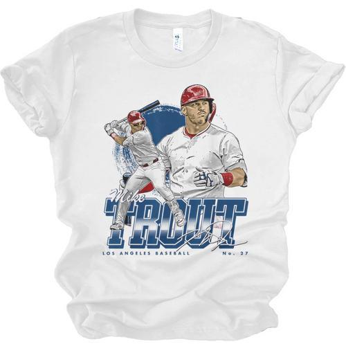 Mike Trout Los Angeles A MLB Baseball Players MLBMTR302N Unisex Jersey T-Shirt - Sportilla