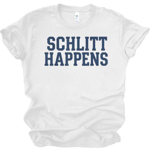 Schlitt Happens NY Bronx I Heart Baseball Apparel Unisex Jersey T-Shirt - Sportilla
