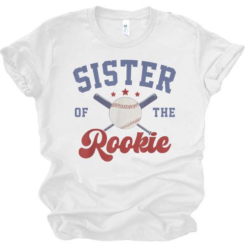 Sister Of Rookie 1st Birthday Baseball Boy Family Matching Unisex Jersey T-Shirt - Sportilla