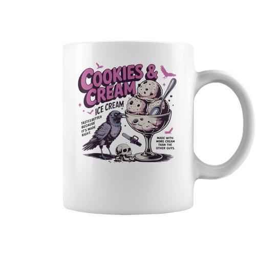 Cookie & Cream Ice Cream Butcher And Bird Book Lover Coffee Mug - Bookorys