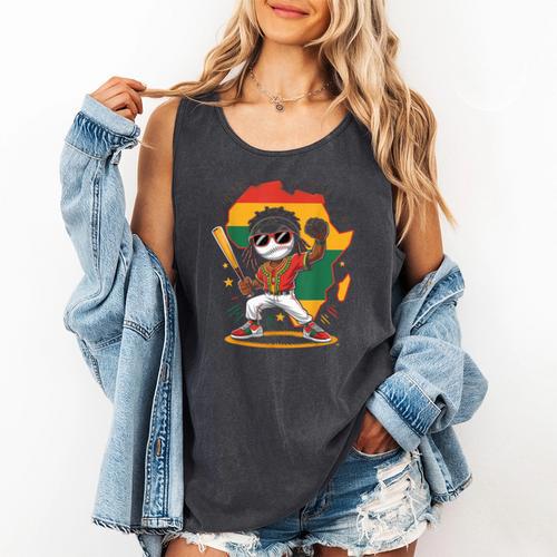 Baseball History Month For Boys Comfort Colors Tank Top - Sportilla