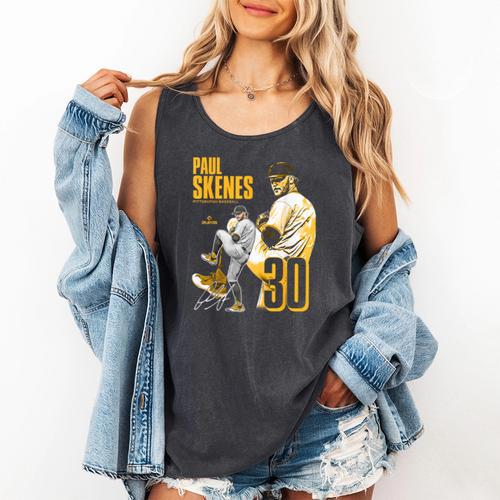 Paul Skenes Pittsburgh MLB Baseball Players MLBPSK304N Comfort Colors Tank Top - Sportilla