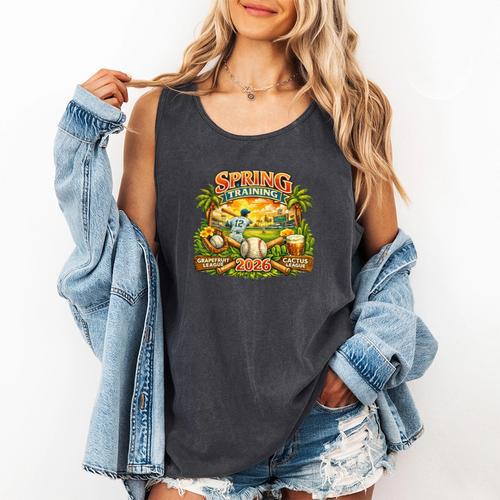 Awesome Spring Trainings 2026 Baseball Arizona Florida Comfort Colors Tank Top - Sportilla