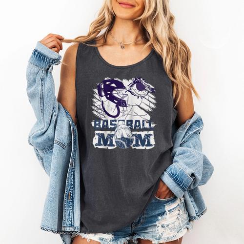 Baseball Mom Cute Design Sports & Softball Nostalgia Tee Raglan Baseball Tee Comfort Colors Tank Top - Sportilla