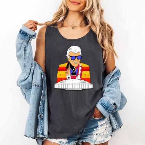 Marvin Zindler Houston Soccer Football Basketball Baseball Premium Tri-Blend Comfort Colors Tank Top - Sportilla