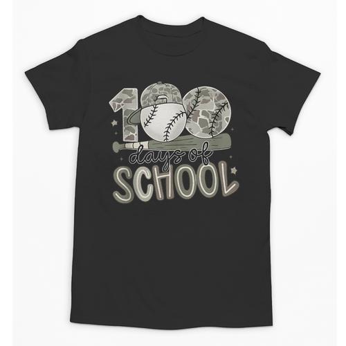 100 Days Of School Baseball Cap Boy School Teacher Unisex T-Shirt - Sportilla