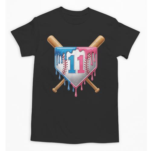 11th Birthday 11yr 2014 Baseball 11 Player 11th Birthday Unisex T-Shirt - Sportilla