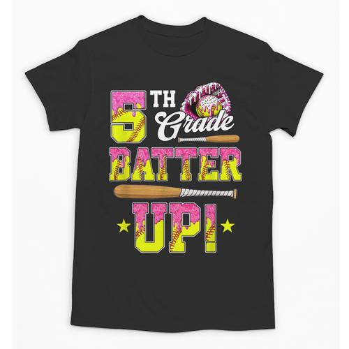 5th Grade Butter Up Softball Ice Cream Drip Back To School Unisex T-Shirt - Savourry