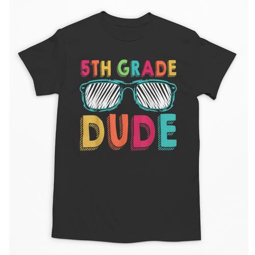 5th Grade Dude Back To School Fifth Grade Student Unisex T-Shirt - Savourry
