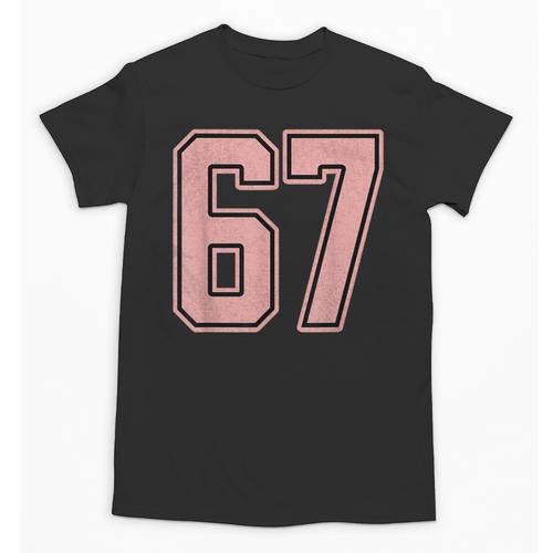 6 7 Number 67 Baseball Meme Tee For Women Unisex T-Shirt - Sportilla