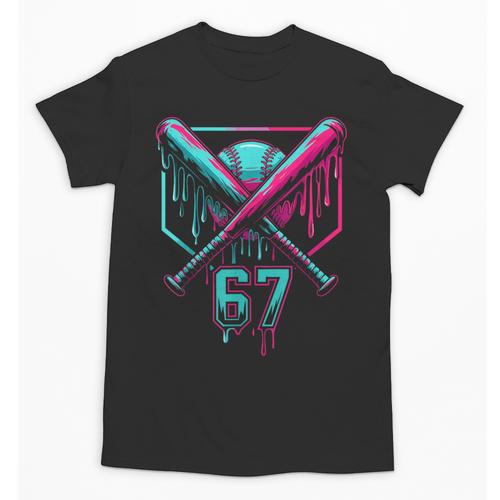 67 Baseball Drip Six Seven Gen Alpha Slag Unisex T-Shirt - Sportilla