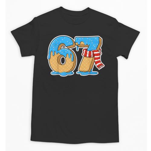 67 Ice Cream Drip Six Seven Baseball Drip 67 Boys Meme Unisex T-Shirt - Sportilla
