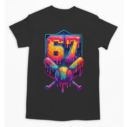 67 Meme Trendy Baseball Number 67 Player Six Seven Unisex T-Shirt - Sportilla