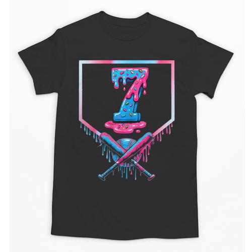 67 Six Seven Meme Baseball Ice Cream Drip 67 Gen Alpha Slang Unisex T-Shirt - Sportilla