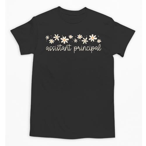 Assistant Principal Appreciation Flower Daisy Back To School Unisex T-Shirt - Savourry