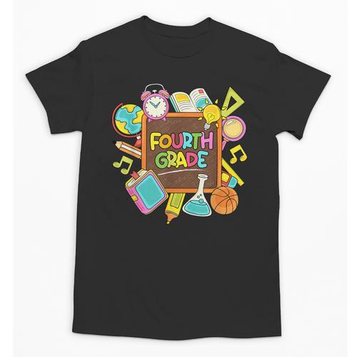 Back To School Hello Fourth Grade Team 4th Grade Boys Girls Unisex T-Shirt - Savourry