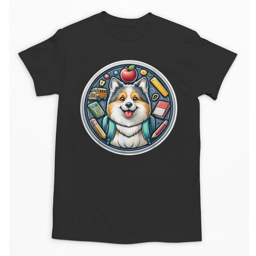 Back To School Icelandic Sheepdog Dog Boy Girls Student Kids Unisex T-Shirt - Savourry