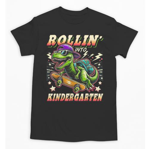 Back To School Kindergarten Dinosaur First Day Of School Boy Unisex T-Shirt - Savourry