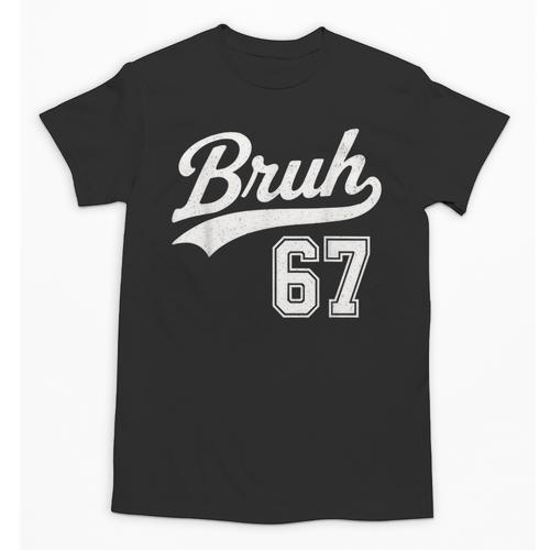 Baseball 6 7 Bruh Number 67 Six Seven Meme Boys Kids Unisex T-Shirt - Sportilla
