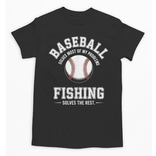 Baseball & Fishing Unisex T-Shirt - Sportilla