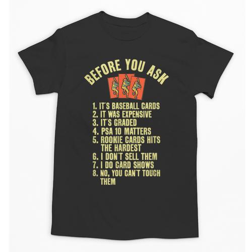 Baseball Card Collector Baseball Card Trading Unisex T-Shirt - Sportilla