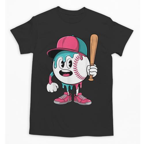 Baseball Drip Boys Ice Cream Youth Unisex T-Shirt - Sportilla