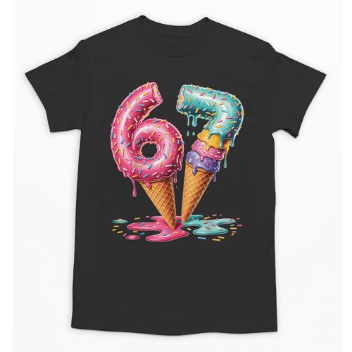 Baseball Drip Ice Cream 67 Unisex T-Shirt - Sportilla
