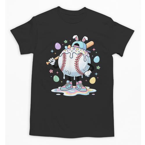 Baseball Drip Icecream Apparel Youth Boy Easter Unisex T-Shirt - Sportilla