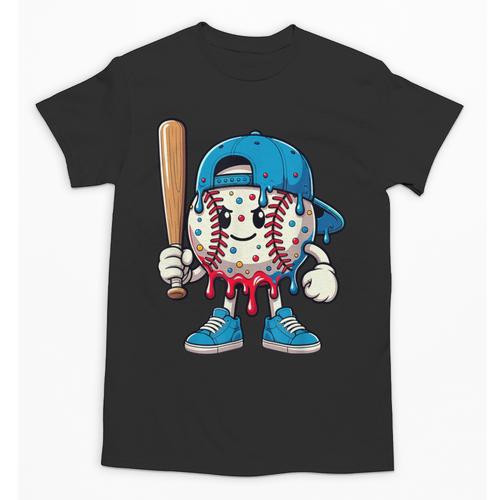 Baseball Drippy Style Apparel For Boys Youth Cool Baseball Unisex T-Shirt - Sportilla