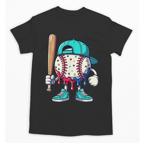 Baseball Drippy Style Apparel For Boys Youth Drip Baseball Unisex T-Shirt - Sportilla