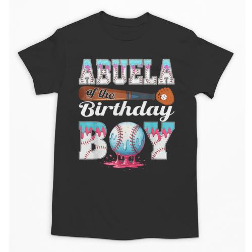 Baseball Ice Cream Drip Abuela Of The Birthday Boy Unisex T-Shirt - Sportilla