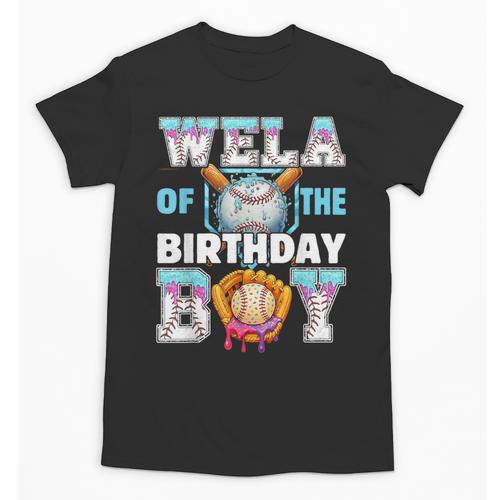 Baseball Ice Cream Drip Wela Of The Birthday Boy Unisex T-Shirt - Sportilla