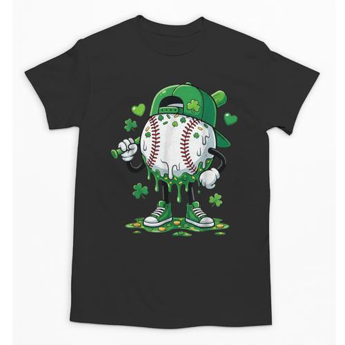Baseball Icecream Apparel Youth Boy St Patrick's Day Unisex T-Shirt - Sportilla