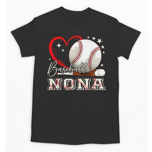 Baseball Nona Family Matching Cute Baseball Lover Unisex T-Shirt - Sportilla