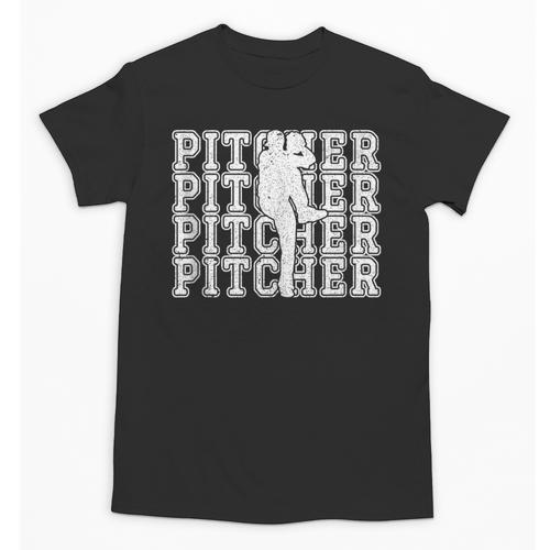 Baseball Pitcher Player Team Sport Lover Family Friends Fans Unisex T-Shirt - Sportilla