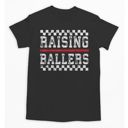 Baseball Player Raising Ballers Game Day Respect The Drip Unisex T-Shirt - Sportilla