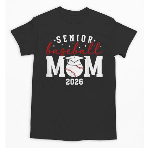 Baseball Senior Mom Of A Senior Baseball Player Mom 2026 Unisex T-Shirt - Sportilla
