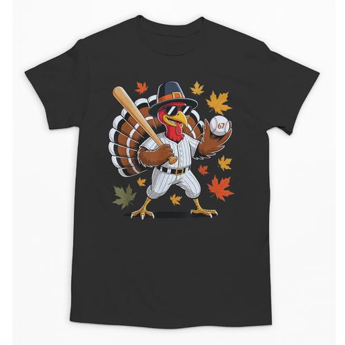 Baseball Turkey 67 Meme Thanksgiving For Boys Toddlers Kid Unisex T-Shirt - Sportilla