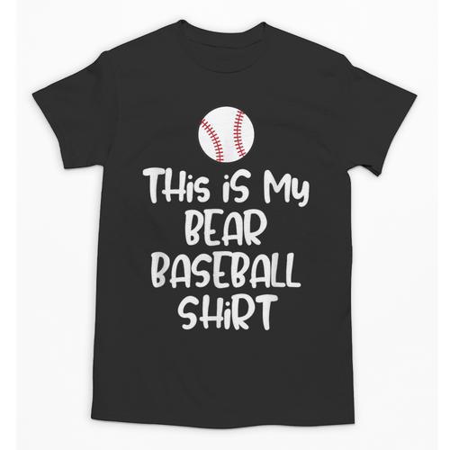 Bear Baseball Shirt For Players Fans And Moms Unisex T-Shirt - Sportilla
