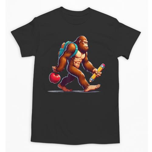 Bigfoot Lovers Pencil Back To School Kids Boys Girls Unisex T-Shirt - Savourry