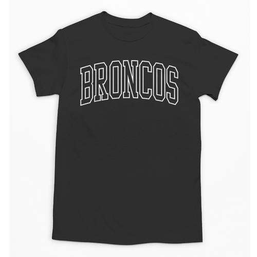 Broncos High School Spirit Fan Team Back To School Unisex T-Shirt - Savourry