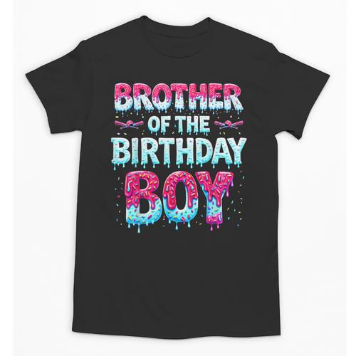 Brother Of The Birthday Boy Ice Cream Baseball Family Party Unisex T-Shirt - Sportilla