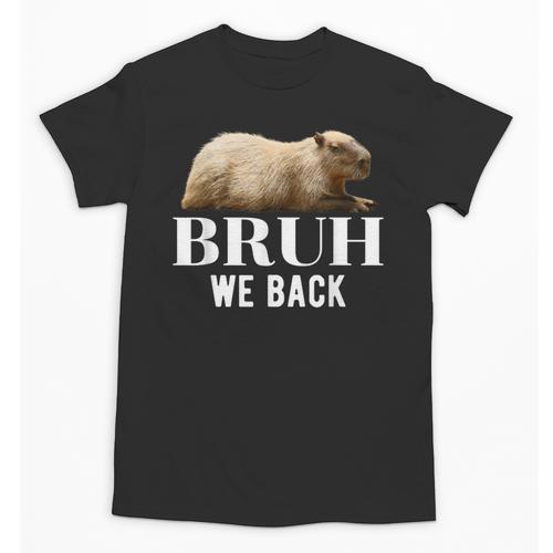 Bruh We Back To School Capybara First Day Of School Unisex T-Shirt - Savourry