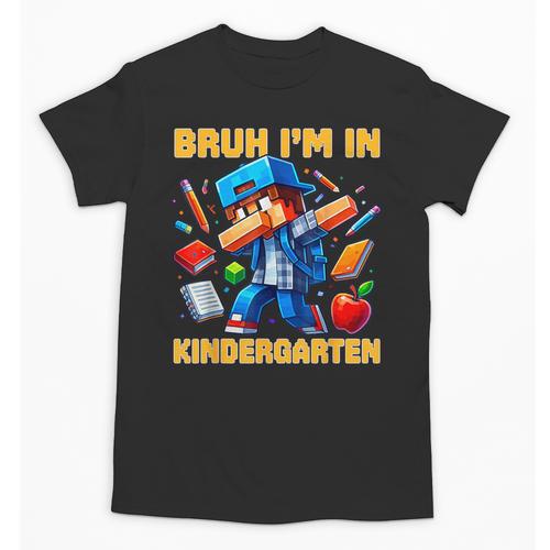 Bruh I'm In Kindergarten Boys Kids Gamer Back To School Unisex T-Shirt - Savourry