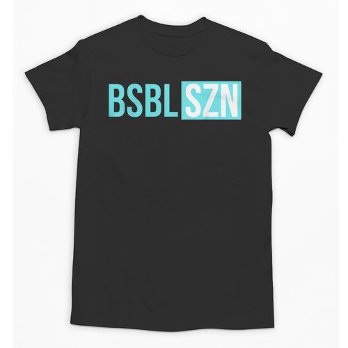 BSBL SZN Baseball Season Game Day Boys Girls Youth Unisex T-Shirt - Sportilla