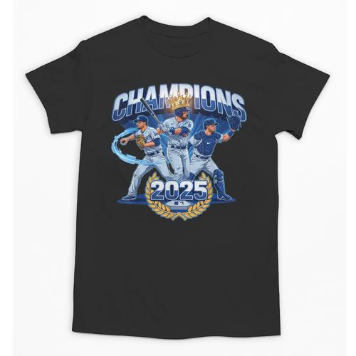 Champions 2025 Baseball Retro Athletic Celebration Theme Unisex T-Shirt - Sportilla