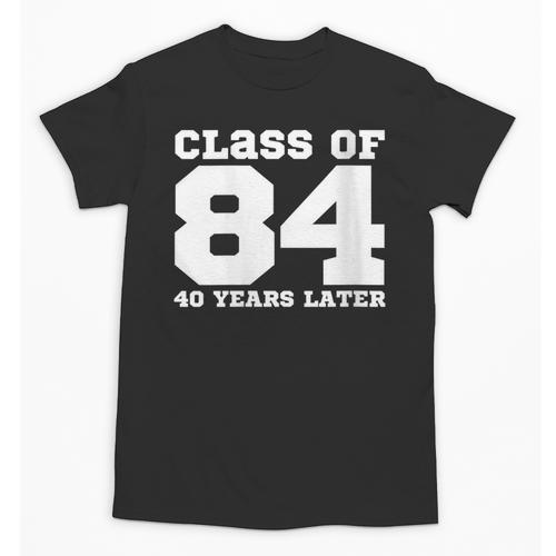 Class Of 1984 40 Years Later Reunions SQUAD Back To School Unisex T-Shirt - Savourry